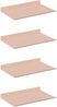 vidaXL Schwebendes Regal 4 pcs Rosa 30 x 18 x 2,5 cm Stahl 8003999 Bild 2