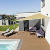 Windhager Sonnensegel Capri champagner 4 x 4 x 4 m Bild 2