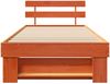 vidaXL Bettrahmen Wachsbraun 80 x 200 cm Massives Kiefernholz 872505 Bild 5