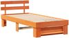 vidaXL Bettrahmen Wachsbraun 80 x 200 cm Massives Kiefernholz 872505 Bild 4