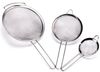 MSV Küchensieb SIEB-SET, rostfreier Edelstahl Inox, (3-tlg. Kombi-Set in 3 Größen, 3-St), Perfekt zum Abtropfen, Seihen oder Passieren, rostfreier Edelstahl Inox, silber, glänzend, Größen Ø 8 cm, 14 cm und 18 cm Bild 1