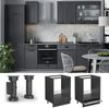 Herdumbauschrank Fame-Line Dunkelgrau 60 cm ohne Arbeitsplatte Vicco Bild 3