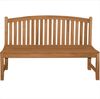 Gartenbank Bari Teak Massivholz ohne Armlehnen - Breite: 180 cm Bild 5