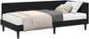 vidaXL Eckbettgestell mit Matratze mit Kopfteil 2 pcs Schwarz Samt 3393983 Bild 2