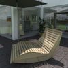 Gartenliege "Schaukel-Sannerl" (Zirbe) Breite 100cm Schaukelliege Relaxliege Bild 3