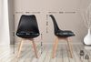 CLP 6er Set Esszimmerstuhl Ramsey,schwarz Bild 2