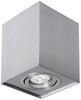 Deckenspots silber D-97mm GU10 IP20 quadratisch Bild 1