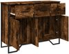 vidaXL Sideboard Räuchereiche 97x32,5x74,5 cm Holzwerkstoff 848561 Bild 5