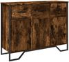 vidaXL Sideboard Räuchereiche 97x32,5x74,5 cm Holzwerkstoff 848561 Bild 2