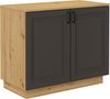 Kommode Stilo 100 cm Landhaus Grau Eiche Artisan Bild 2