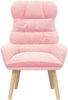 vidaXL Sessel Rosa 69 x 74 x 93 cm Sherpa-Stoff 42001882 Bild 3