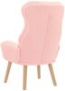 vidaXL Sessel Rosa 69 x 74 x 93 cm Sherpa-Stoff 42001882 Bild 5