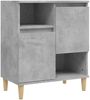 vidaXL Sideboards 3 Stk. Betongrau 60x35x70 cm Holzwerkstoff 3185739 Bild 5