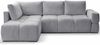 Selsey 'Taremi' Ecksofa mit Chenillebezug, Schlaffunktion und Stauraum, Grau, beidseitig Bild 5