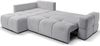 Selsey 'Taremi' Ecksofa mit Chenillebezug, Schlaffunktion und Stauraum, Grau, beidseitig Bild 3
