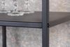Elegantes Regal ACERO 180cm schwarz Metall Industrie-Look Raumteiler Bild 3