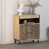 vidaXL Beistellschrank 60x33x75 cm Massivholz Mango 358237 Bild 3