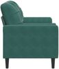 vidaXL 2-Sitzer-Sofa mit Zierkissen Dunkelgrün 140 cm Samt 3278221 Bild 4