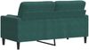 vidaXL 2-Sitzer-Sofa mit Zierkissen Dunkelgrün 140 cm Samt 3278221 Bild 5