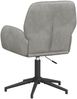 vidaXL Drehstuhl 54 x 55 x 90 cm Hellgrau Samt (V) 42034344 Bild 5