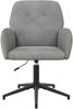vidaXL Drehstuhl 54 x 55 x 90 cm Hellgrau Samt (V) 42034344 Bild 3