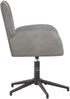 vidaXL Drehstuhl 54 x 55 x 90 cm Hellgrau Samt (V) 42034344 Bild 4