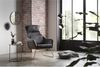 Relaxsessel aus Samtvelours Grau mit Metallgestell Messingfarben 73 x 80 x 102 Bild 5