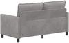 vidaXL Sofa Hellgrau 156 x 81 x 87,5 cm Samt 42028839 Bild 5