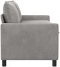 vidaXL Sofa Hellgrau 156 x 81 x 87,5 cm Samt 42028839 Bild 4