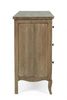 Kommode Tillamo aus Mangoholz, klassisch barockes Design, natur, 125 cm, mit 6 Schubladen Bild 3