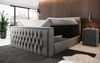 Boxspringbett Velano mit TV Lift und Stauraum 160x200 Grau H2 (bis 70kg) Bild 4