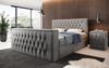 Boxspringbett Velano mit TV Lift und Stauraum 160x200 Grau H2 (bis 70kg) Bild 3
