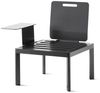 Sieger Lugo Seitentisch Einzelteil des Loungesets Lugo, Aluminium Weiß, 44 x 22 x 24 Bild 2