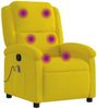 vidaXL Massagesessel Gelb Samt 371815 Bild 2