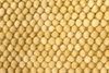 Wollteppich - Filzkugel - Mosaik 200 x 200 cm - gold - rund Bild 5