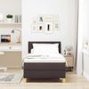vidaXL Boxspringbett mit Kissen Dunkelbraun 80 x 200 cm Stoff 3338800 Bild 3