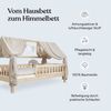 Ehrenkind Betthimmel Deko Hausbett, Kinderzimmer-Deko-Set (Kinderzimmer Deko), Betthimmel & Wimpelkette für magische Momente, hochwertige Materialien Bild 3
