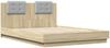 vidaXL Bettgestell mit Kopfteil Sonoma-Eiche 120x200 cm Holzwerkstoff 3209928 Bild 3