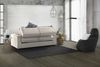 Dmora 2-Sitzer Schlafsofa Alk, Wohnzimmersofa mit drehbarer Öffnung, gepolsterter Stoff mit schmalen Armlehnen, 100 % Made in Italy, 160 x 95 x 90 cm, Taupe Bild 5