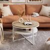 Lookway Couchtisch CIRI-X LOFT mit Ablage (1 Tisch), Durchmesser: ⌀ 70 cm Bild 3