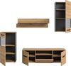 Anbauwand Casper / Caserta, Holzwerkstoff, Holzfarben, 253 x 196 x 40 cm Bild 3