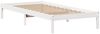 vidaXL Massivholzbett mit Regal ohne Matratze Weiß 75x190 cm Kiefer 3321560 Bild 5