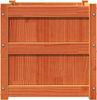 vidaXL Pflanzkübel Wachsbraun 50x50x50 cm Massivholz Kiefer 837418 Bild 5