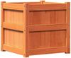 vidaXL Pflanzkübel Wachsbraun 50x50x50 cm Massivholz Kiefer 837418 Bild 2