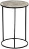 Beistelltisch PATTY rund Metall in Schwarz Silber, Höhe 61cm Bild 2