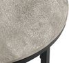 Beistelltisch PATTY rund Metall in Schwarz Silber, Höhe 61cm Bild 5