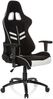 hjh OFFICE Gamingstuhl LEAGUE PRO I Stoff Schwarz/Weiß Bild 2