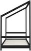 vidaXL Kinderbett Schwarz 90x190 cm Massivholz Kiefer 835714 Bild 5