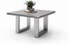 Couchtisch >CARTAGENA< in Akazie grau, massiv lackiert - 75x45x75cm (BxHxT) Bild 2