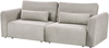 Schlafsofa 3-Sitzer VAXHOLM Stoff Grau mit Stauraum Bild 4